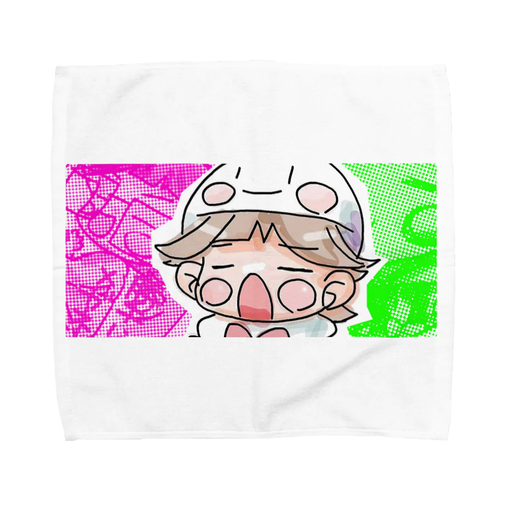 すぅ。の「すぅ。」はんかち。 Towel Handkerchief