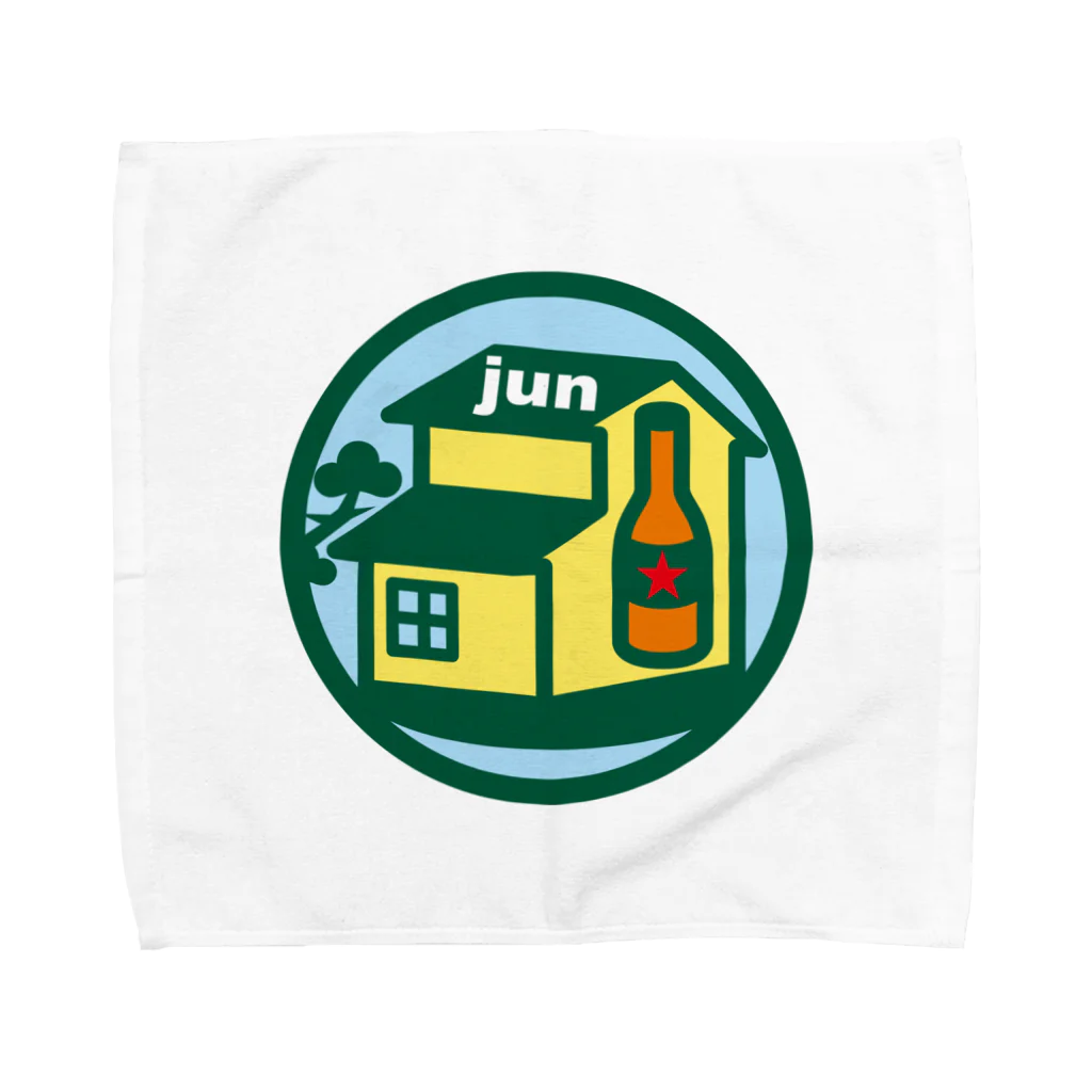 原田専門家のパ紋No.3411 jun Towel Handkerchief