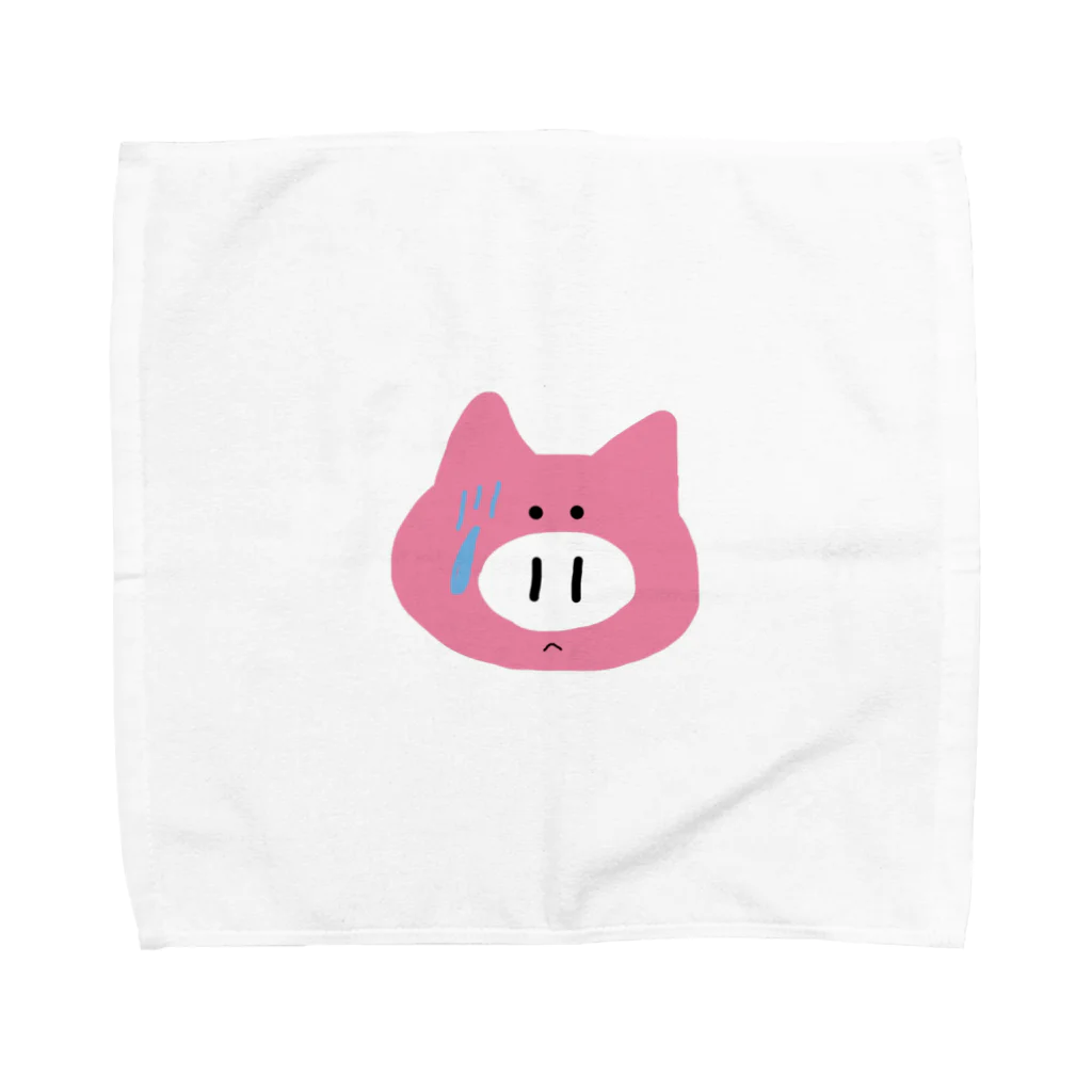 moe222の録画をミスって焦る豚ちゃん Towel Handkerchief