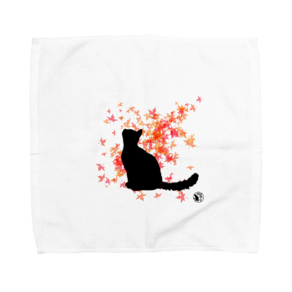 猫親分@シー☆ガルの秋色ネコ Towel Handkerchief