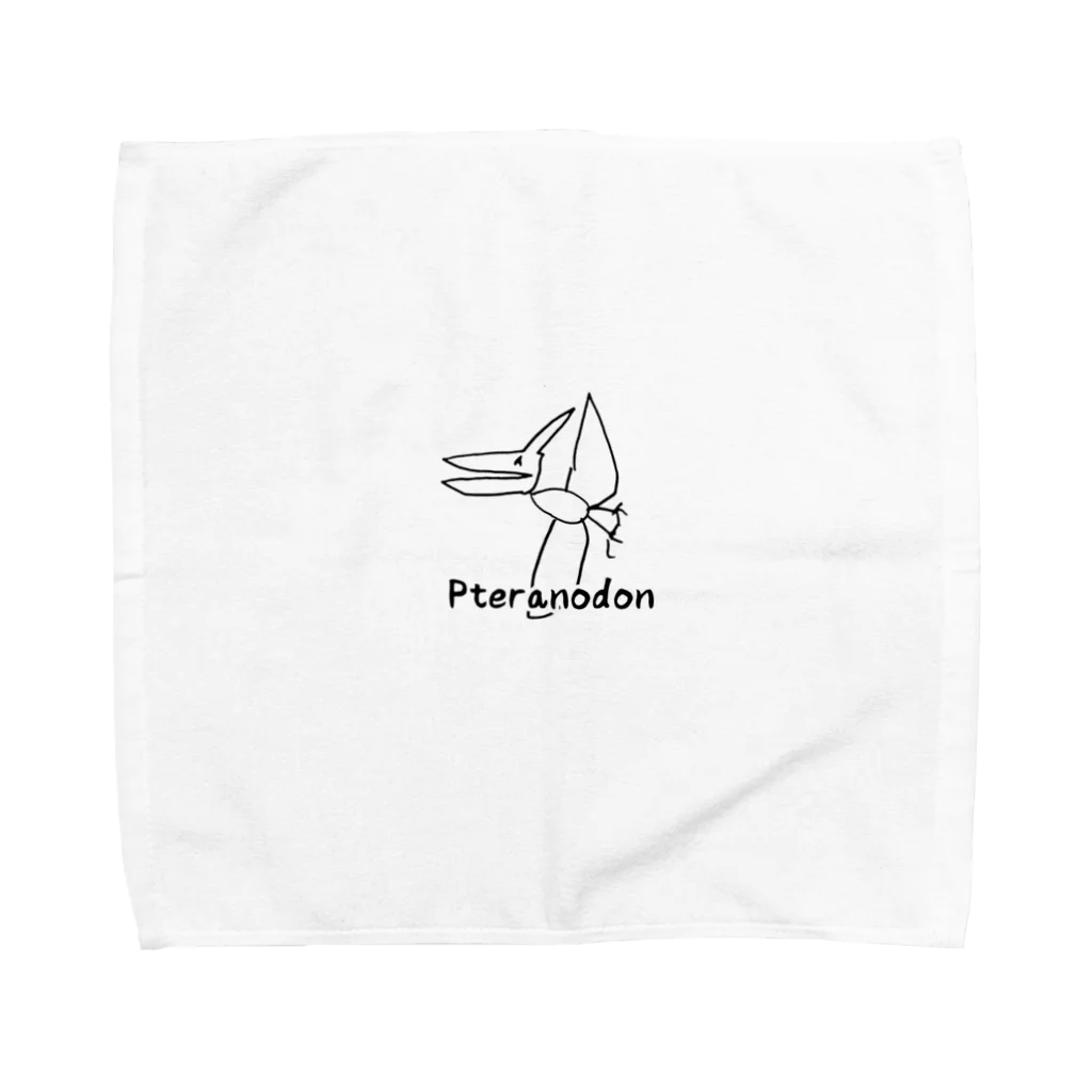 tkokの【恐竜】プテラノドンくん Towel Handkerchief