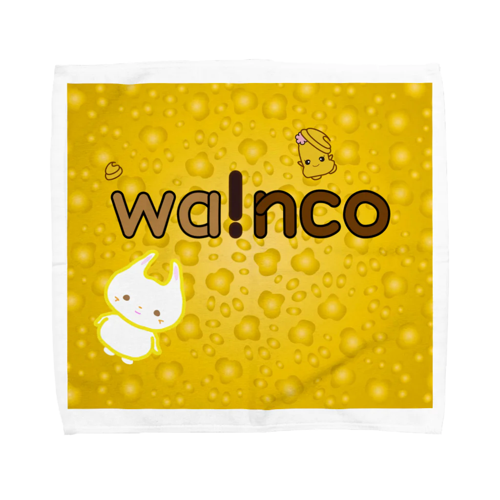 wa!ncoのわんこのうんこのwa!nco Towel Handkerchief