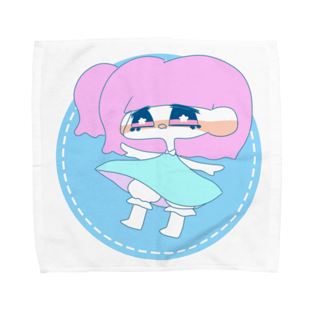 ヤンスロット！？のゆめかわピンクちゃん Towel Handkerchief