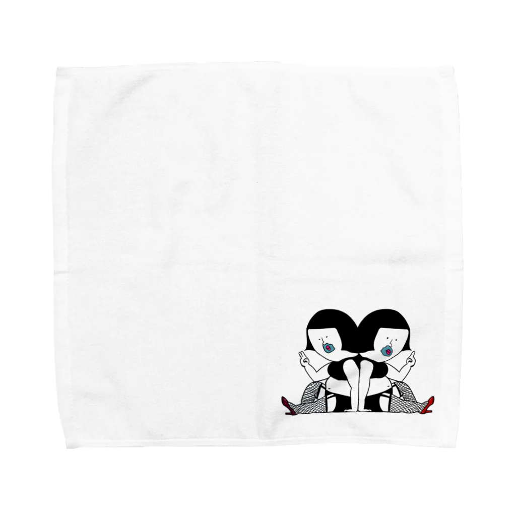 mochimochimuchimuchiのミチコ　ワンツー編 Towel Handkerchief