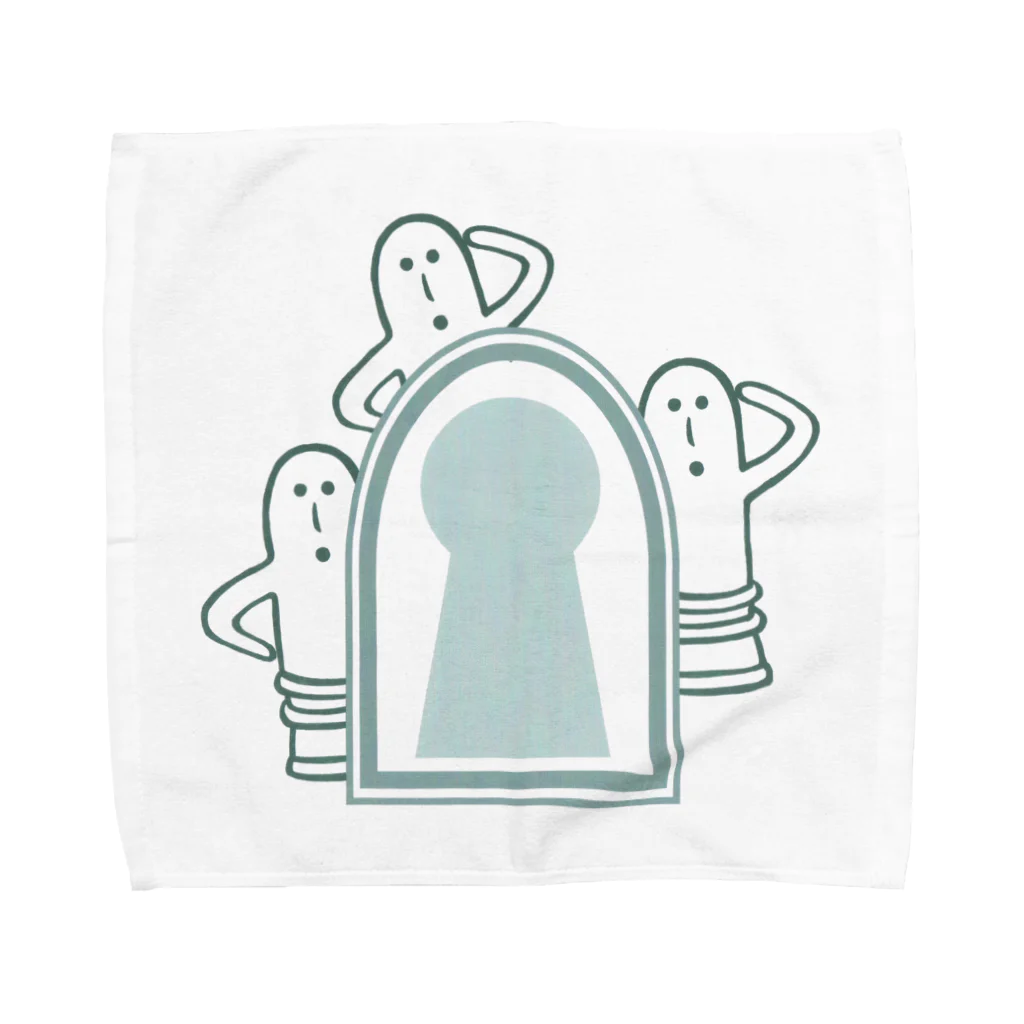 e商品.netのハニワ3兄弟！！ Towel Handkerchief