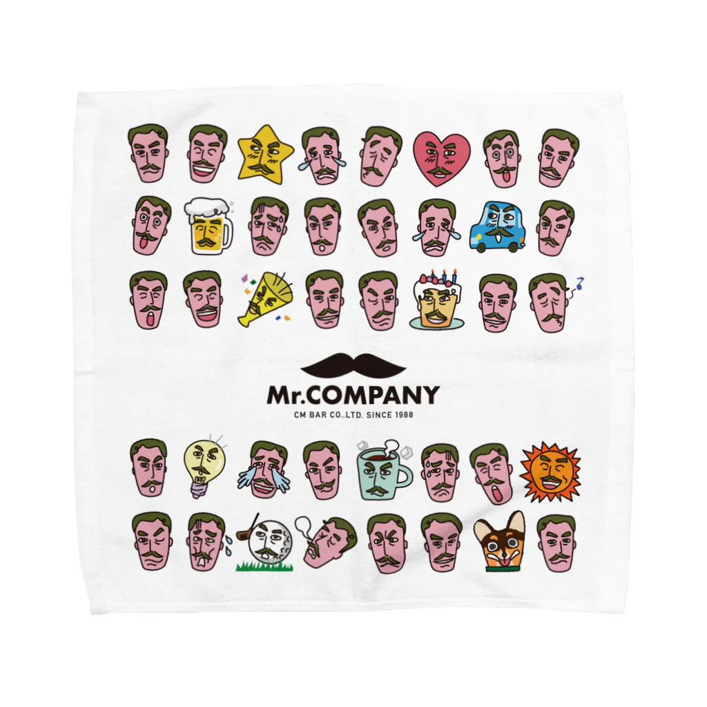 Mr.COMPANY STOREのミスター泣き笑い Towel Handkerchief