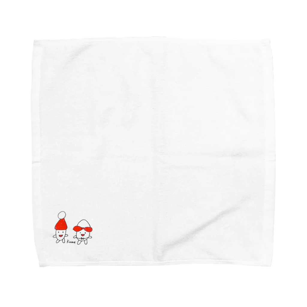 miyumadoのコメコメくんとコメたん Towel Handkerchief