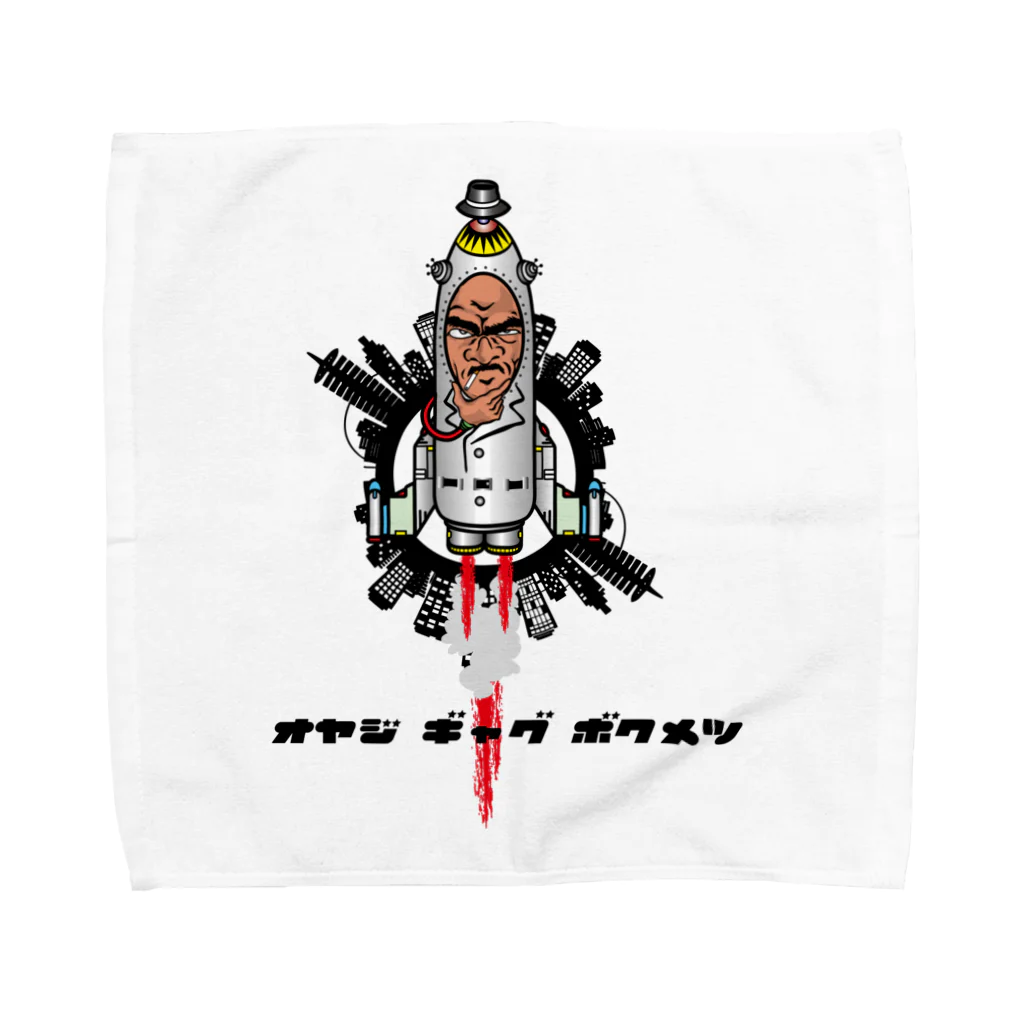 AQ-BECKの★オタスケ・エフェクター ROCET OYAJI★ Towel Handkerchief