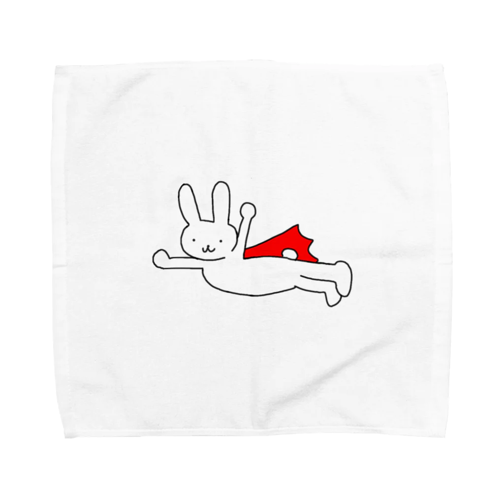 chokidesuのヒーローうさぎ Towel Handkerchief