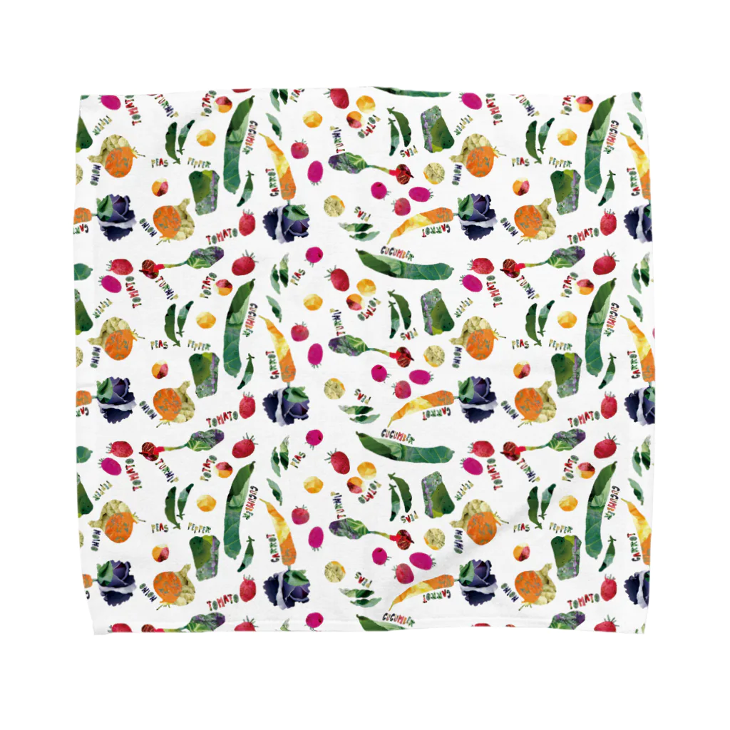 mya-mya=MIYA JUNKO's shop 02のColorful Vegetables Towel Handkerchief