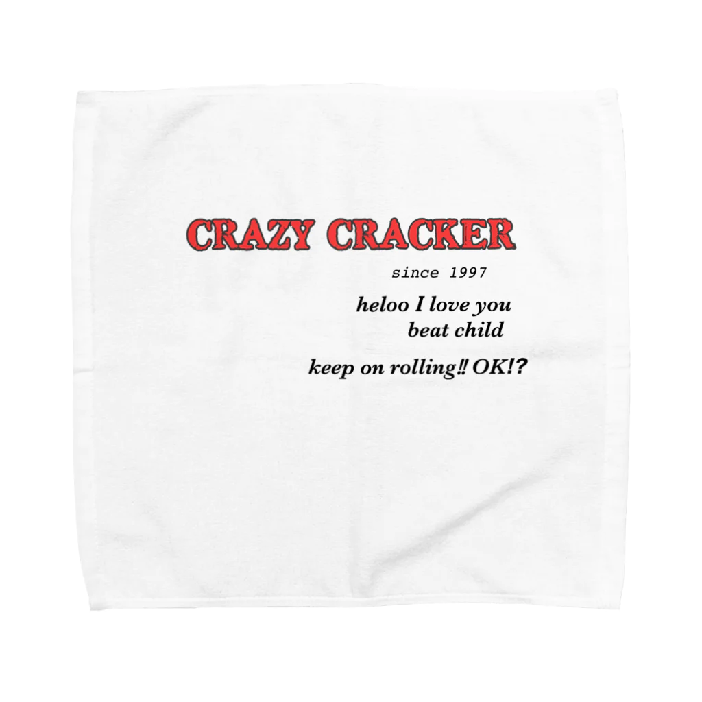 deresukebeのCRAZY CRACKER Towel Handkerchief