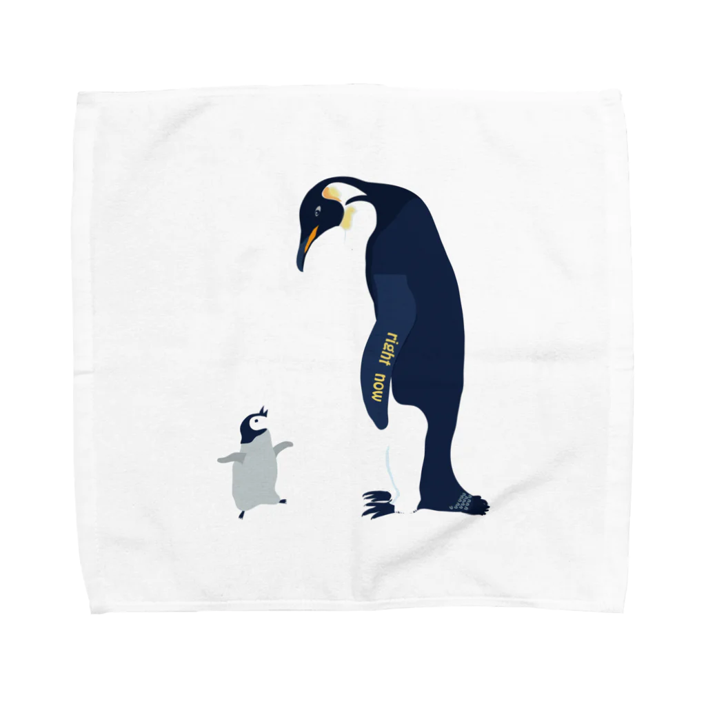 nachau7の皇帝ペンギン親子 Towel Handkerchief