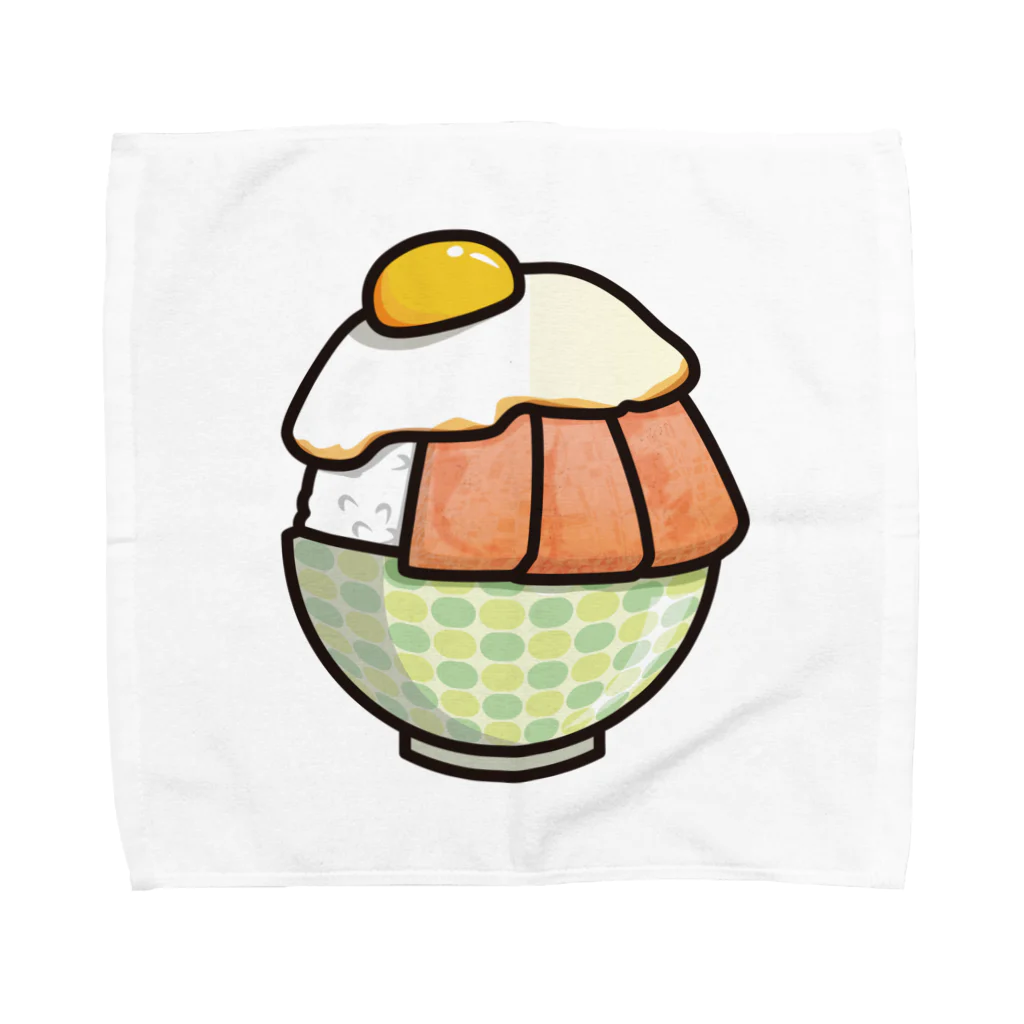 nonoiden1の目玉焼き丼31【スパム】 Towel Handkerchief