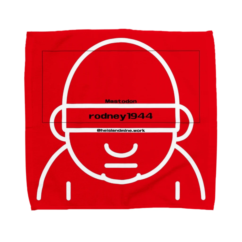 🇪🇪トロオドン🇪🇪の@rodney1944@heislandmine.work Towel Handkerchief