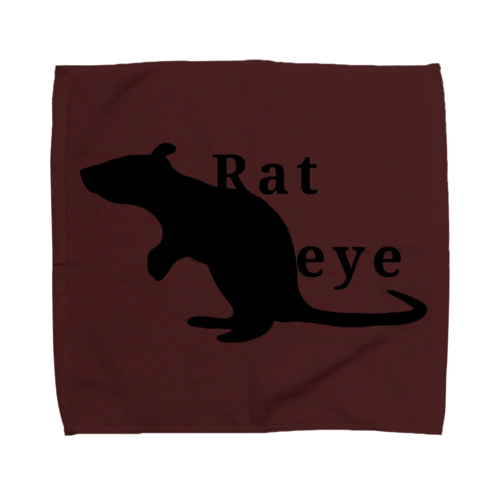 rat eyeのネズミの血液 タオルハンカチ