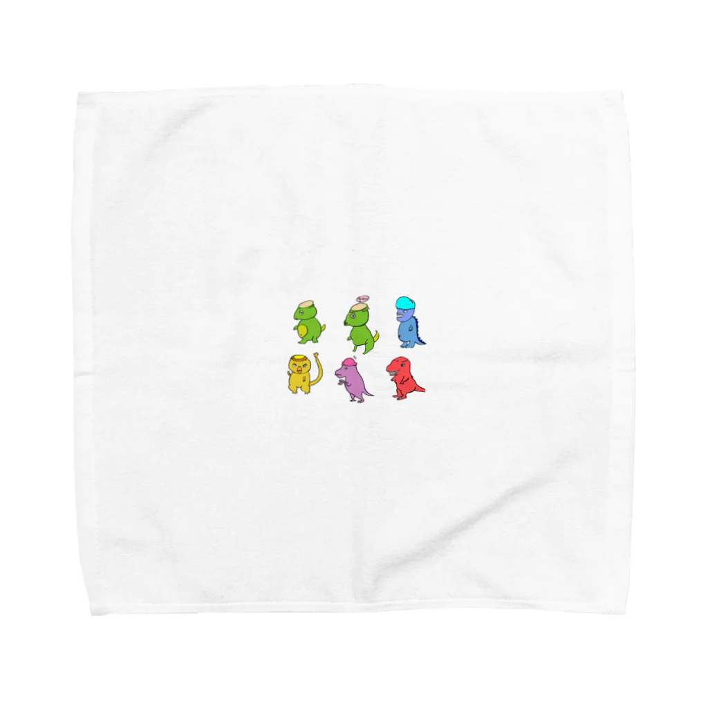 りなしゅわすとあ！のきょうりゅうえごころしりーず Towel Handkerchief