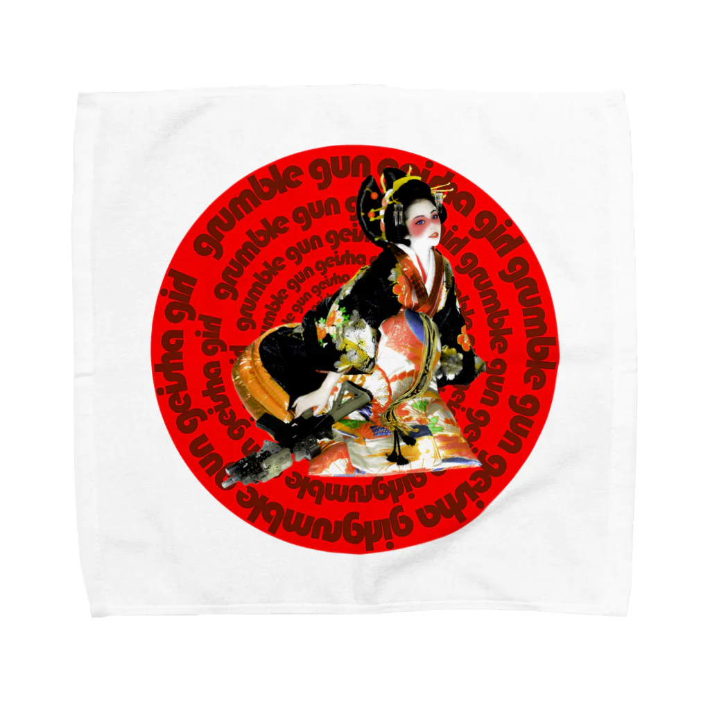 PPPRのgrumble gun geisha girl Towel Handkerchief