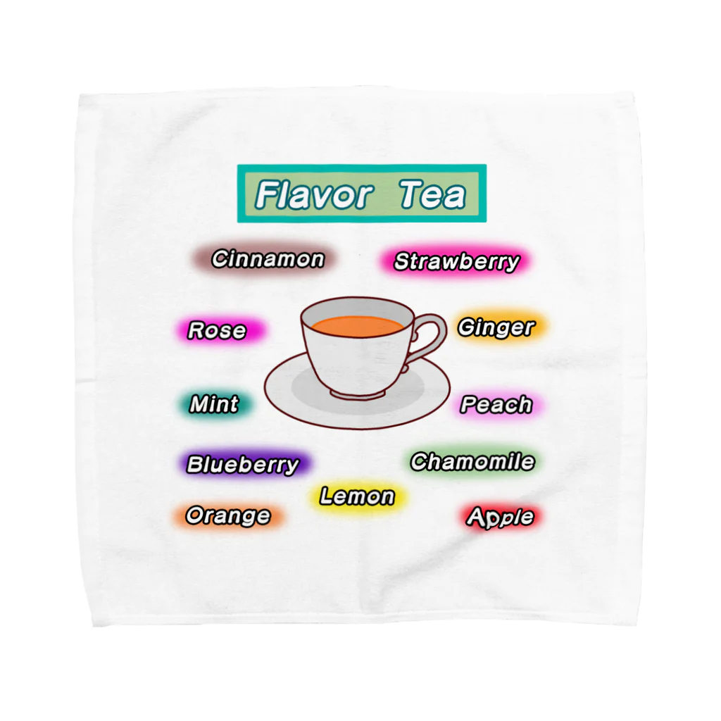 そら色の小ビンの紅茶　フレーバー Towel Handkerchief