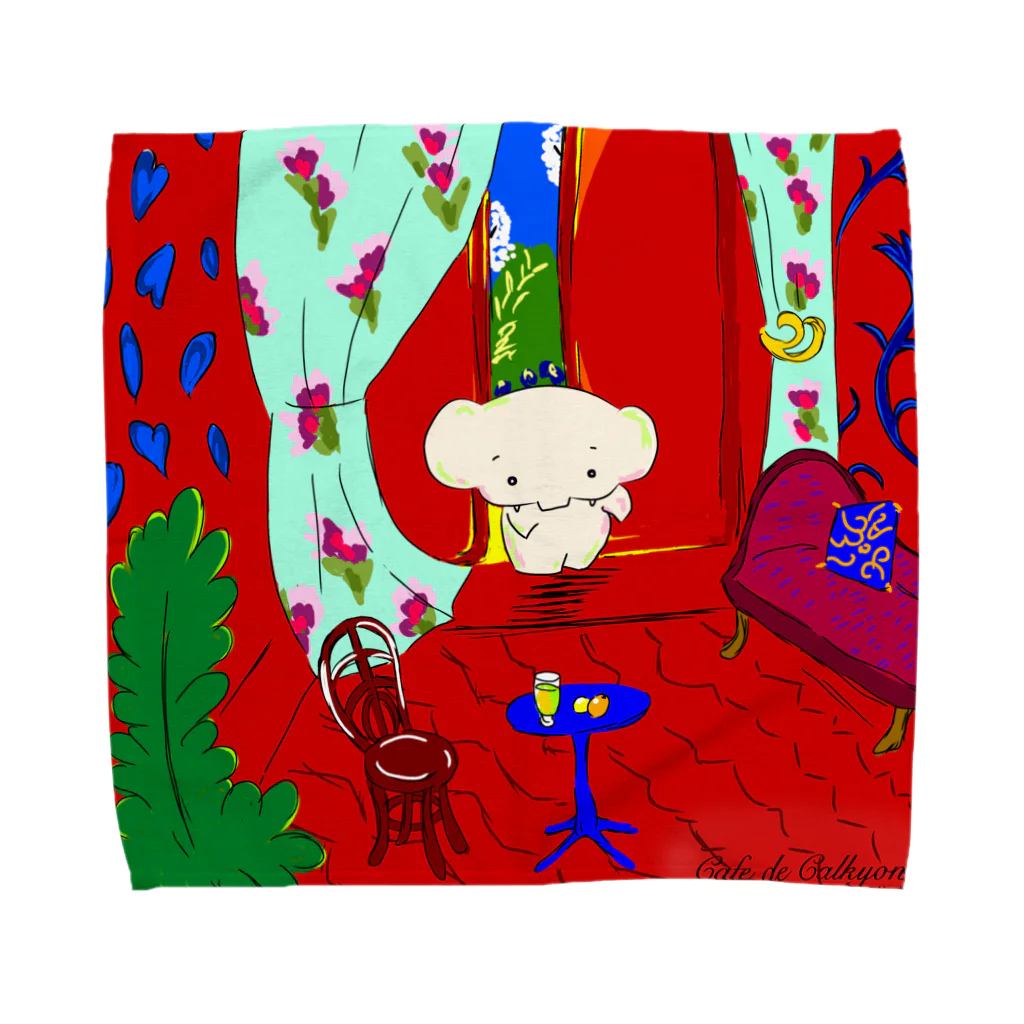 MandTArt　マンドトルテのThe Red Room/Cafe de Calkyon Towel Handkerchief