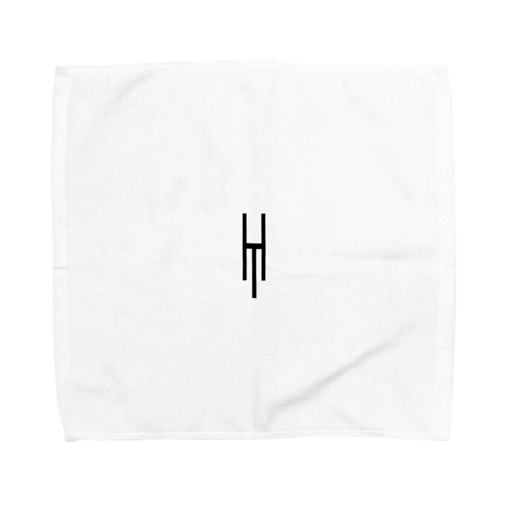 Tsubasa Hayashi Suzuri ShopのTsubara Hayashi Official Logo 【White】 Towel Handkerchief