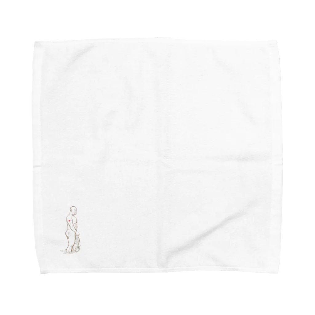 aiichiroの風呂上がりの愛一郎さん Towel Handkerchief