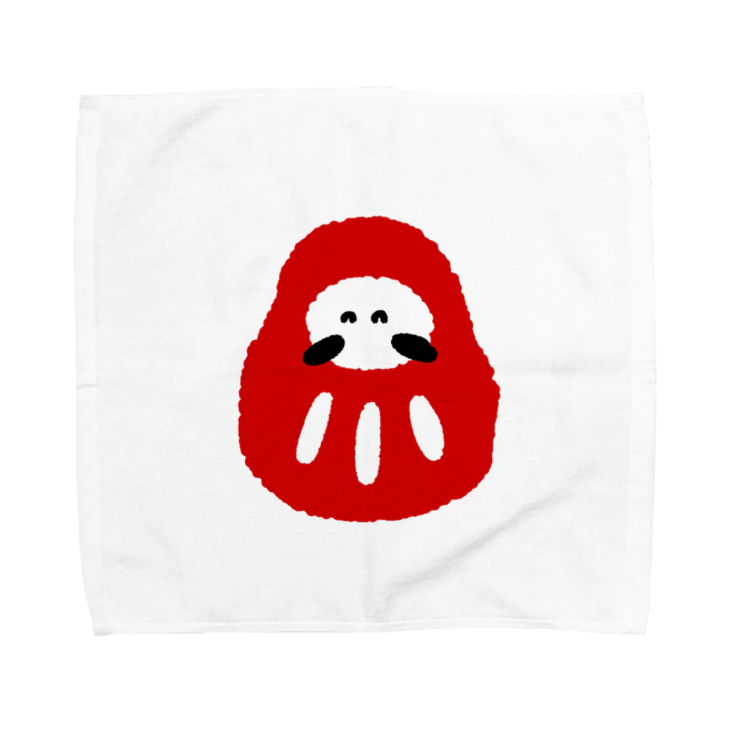 EMiiiiiのにこにこダルマさん Towel Handkerchief