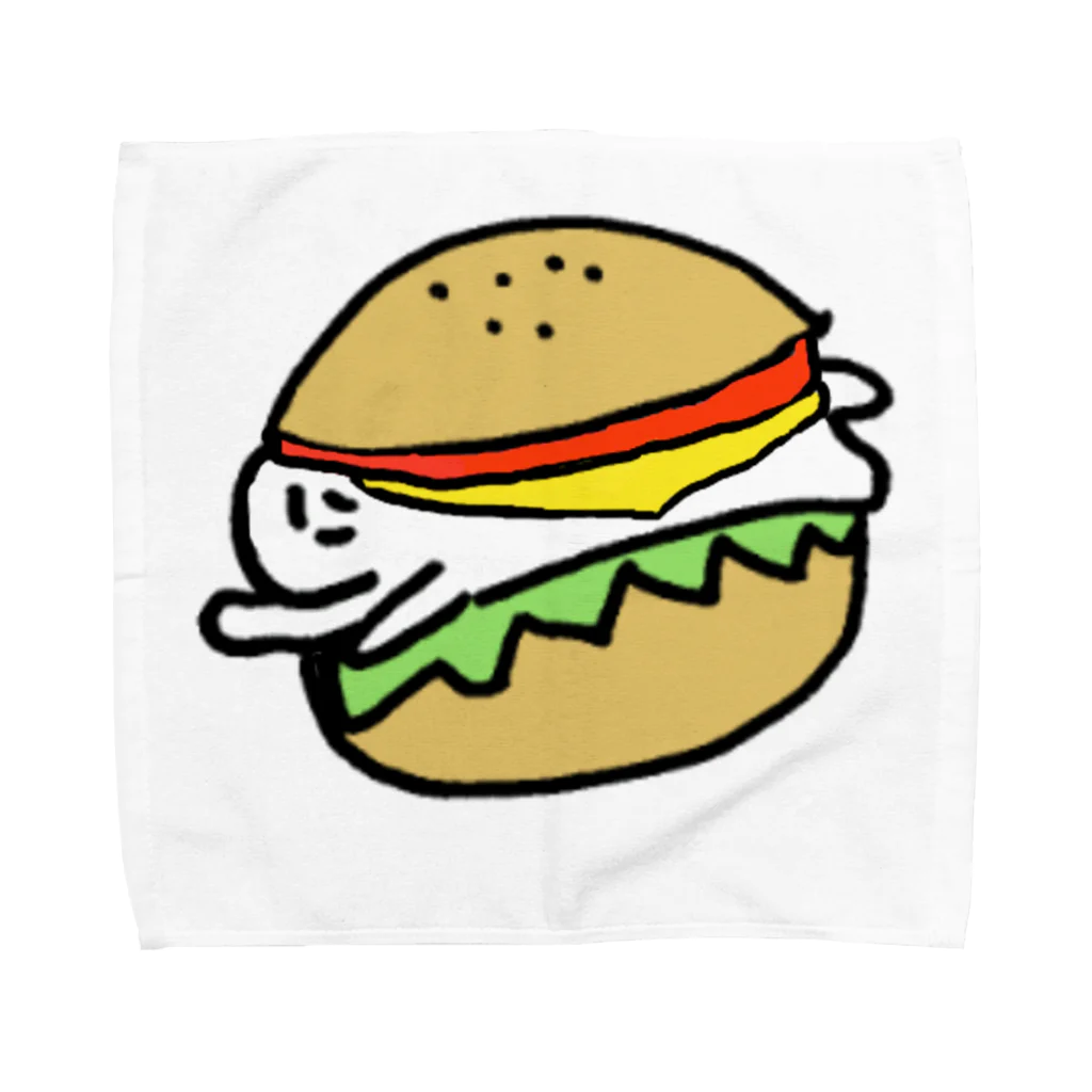 おもちのハンバーガー Towel Handkerchief