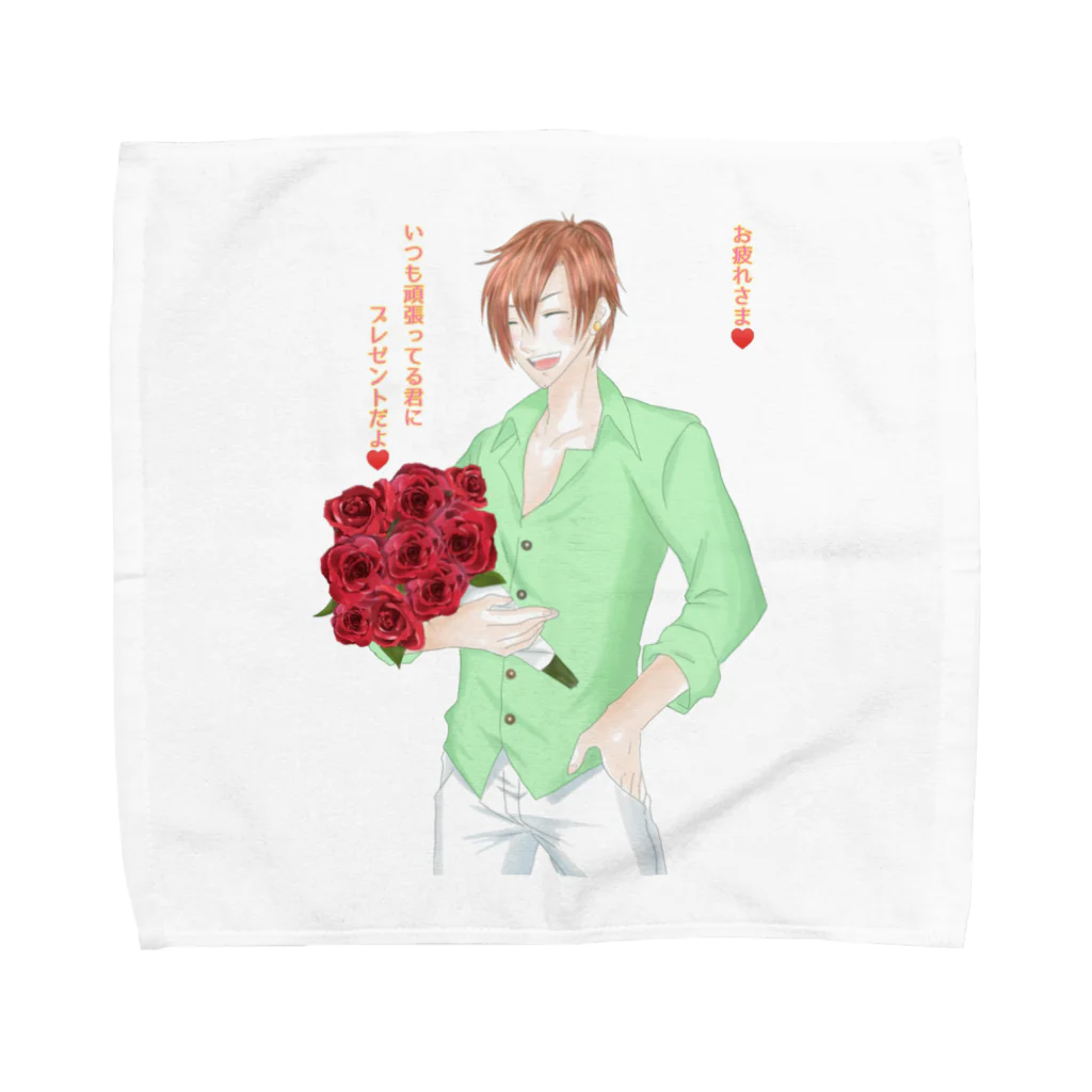 Nappeの言の葉　薔薇 Towel Handkerchief
