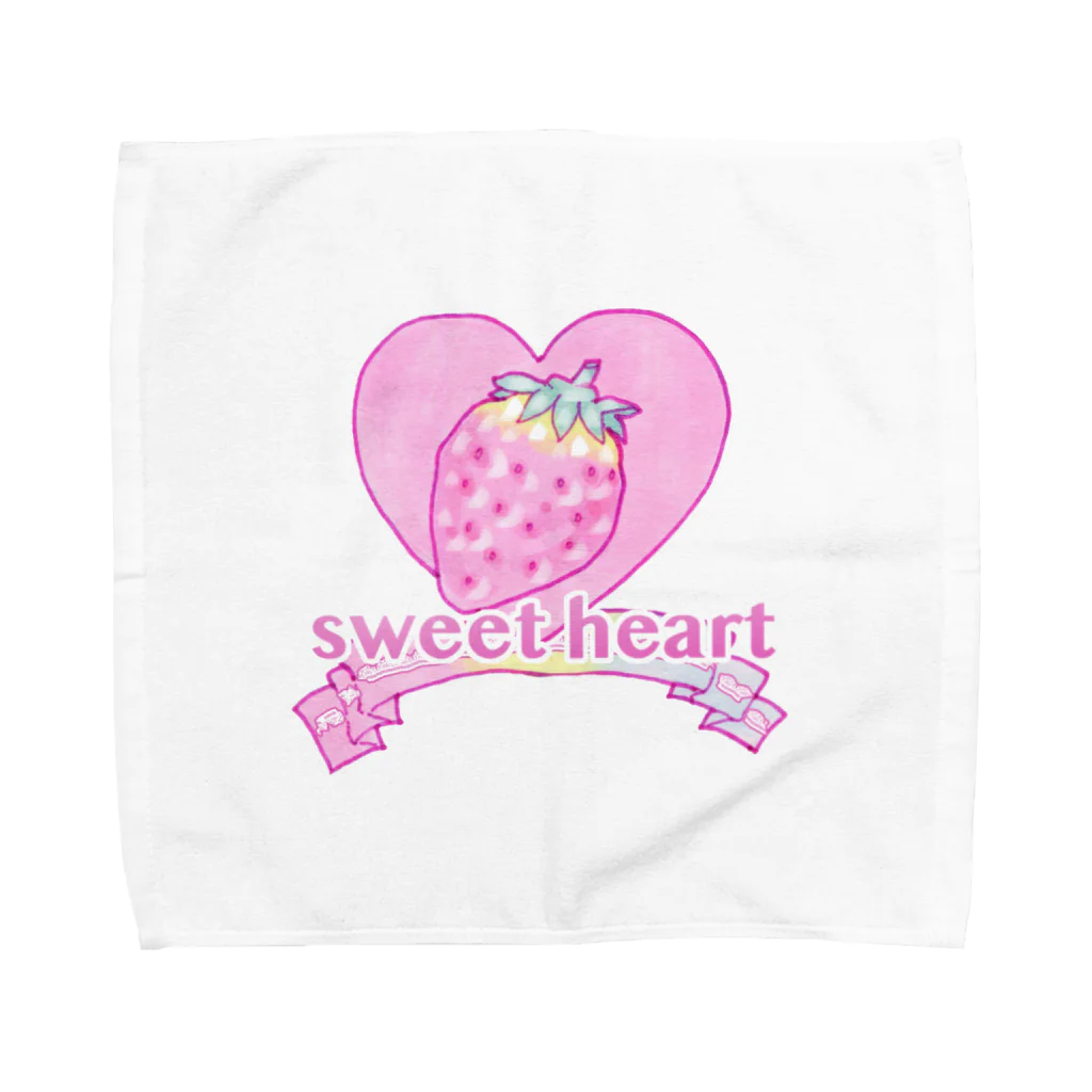 ichigotomahou.のsweet heart ♡ タオルハンカチ タオルハンカチ