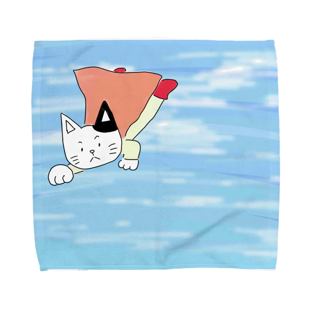 HIKAMARU　SHOPのヒーローにゃん Towel Handkerchief