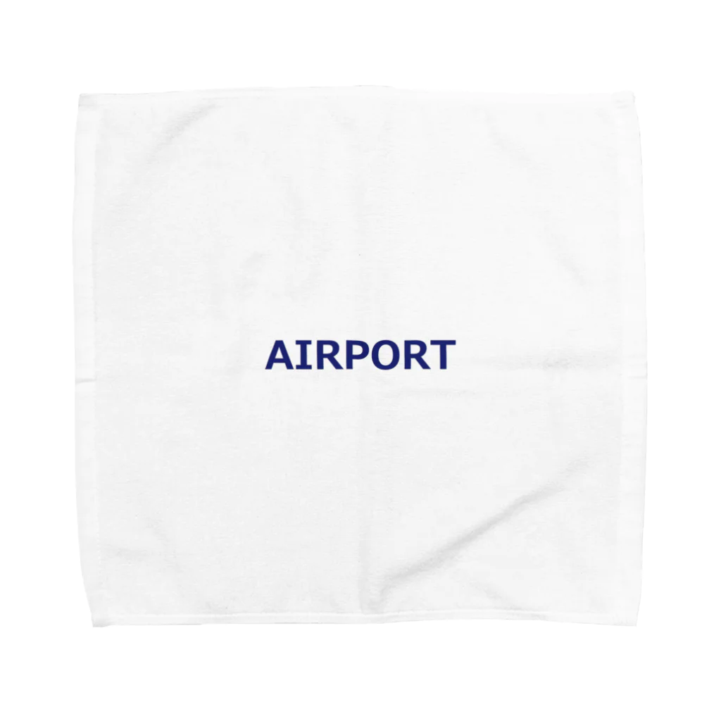 アメリカンベース のエアライングッズ　AIRPORT　飛行機　空港 Towel Handkerchief