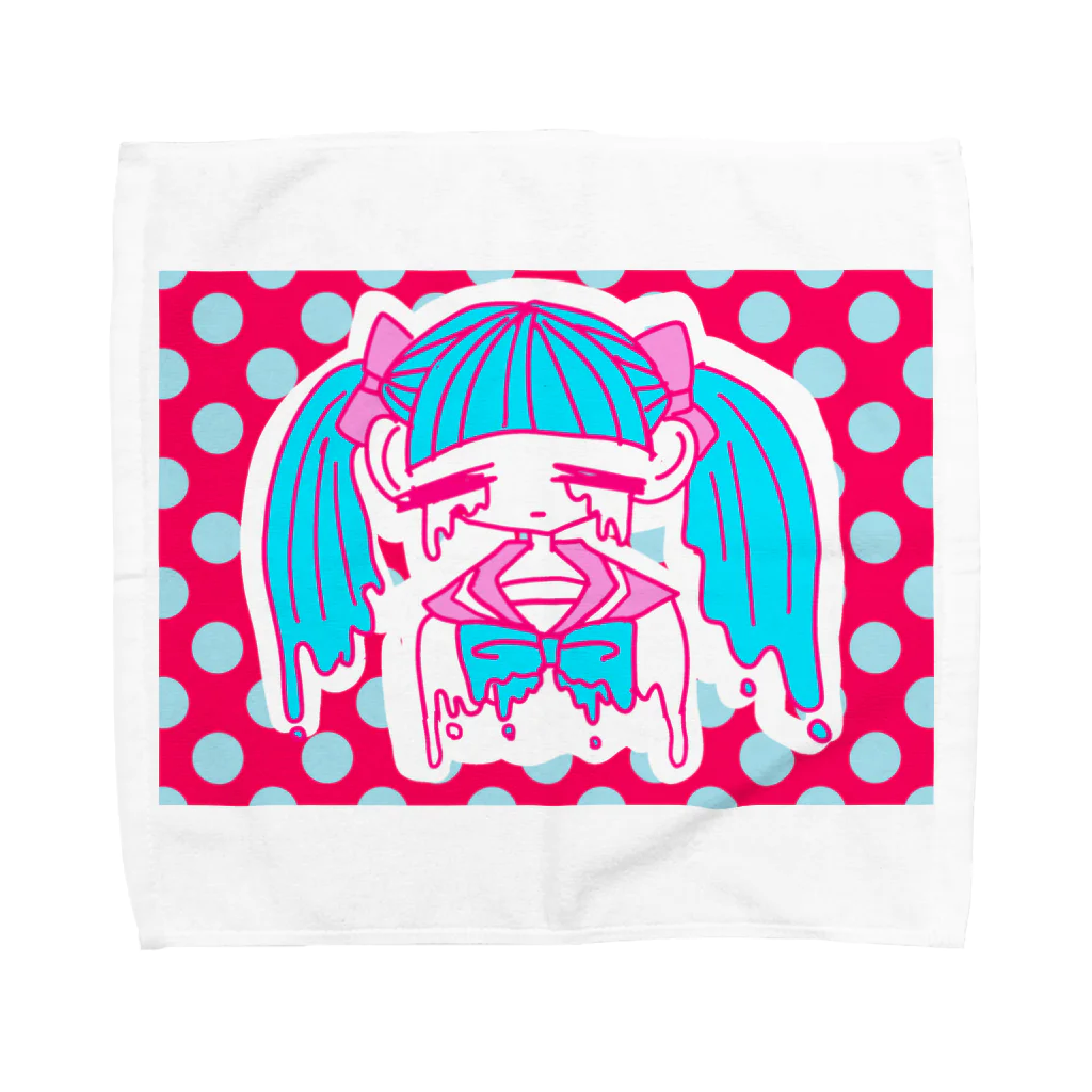嘔吐屋本舗のぴえんちゃん Towel Handkerchief