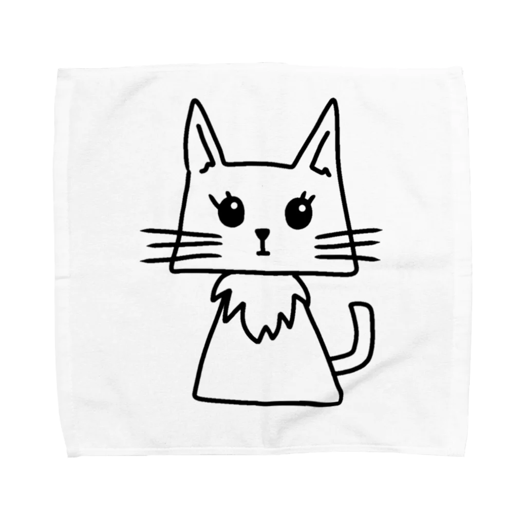 みつまめこshopのにゃんちゃん Towel Handkerchief