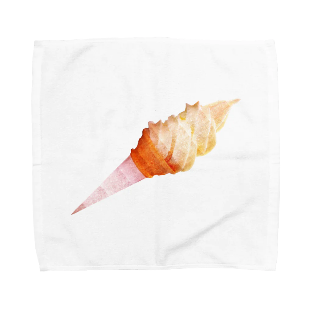 スイーツケーキショップのソフトクリーム Towel Handkerchief