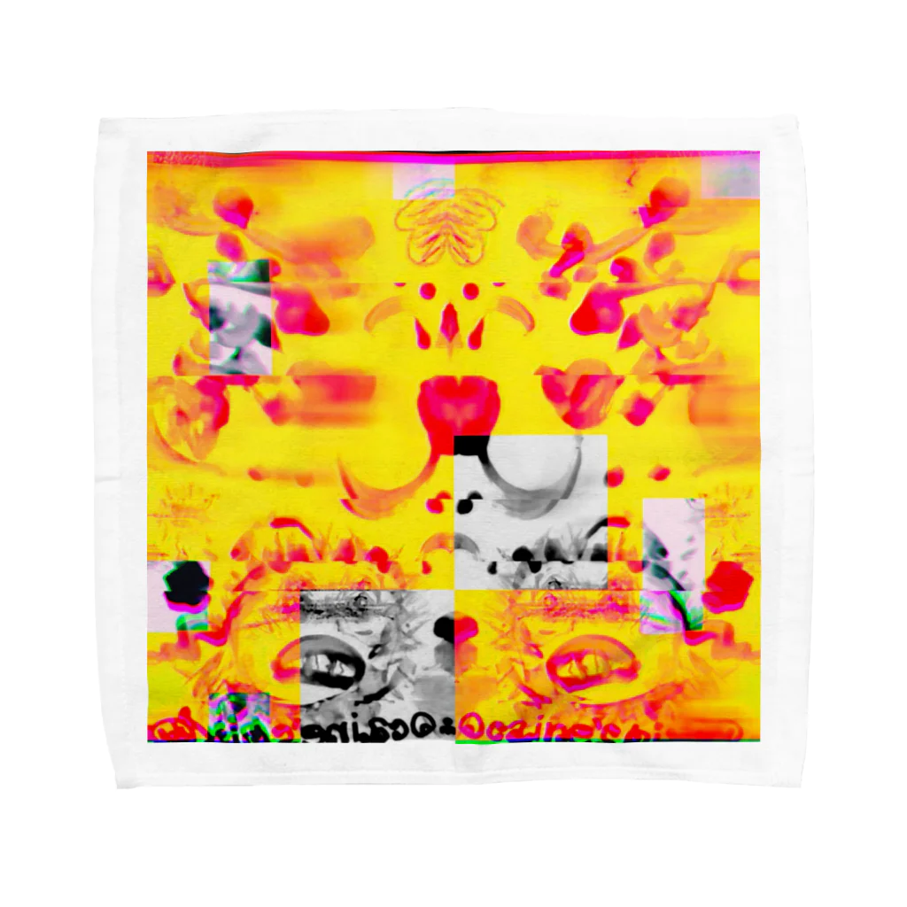 egg Artworks & the cocaine's pixの愛慾の残骸 Towel Handkerchief