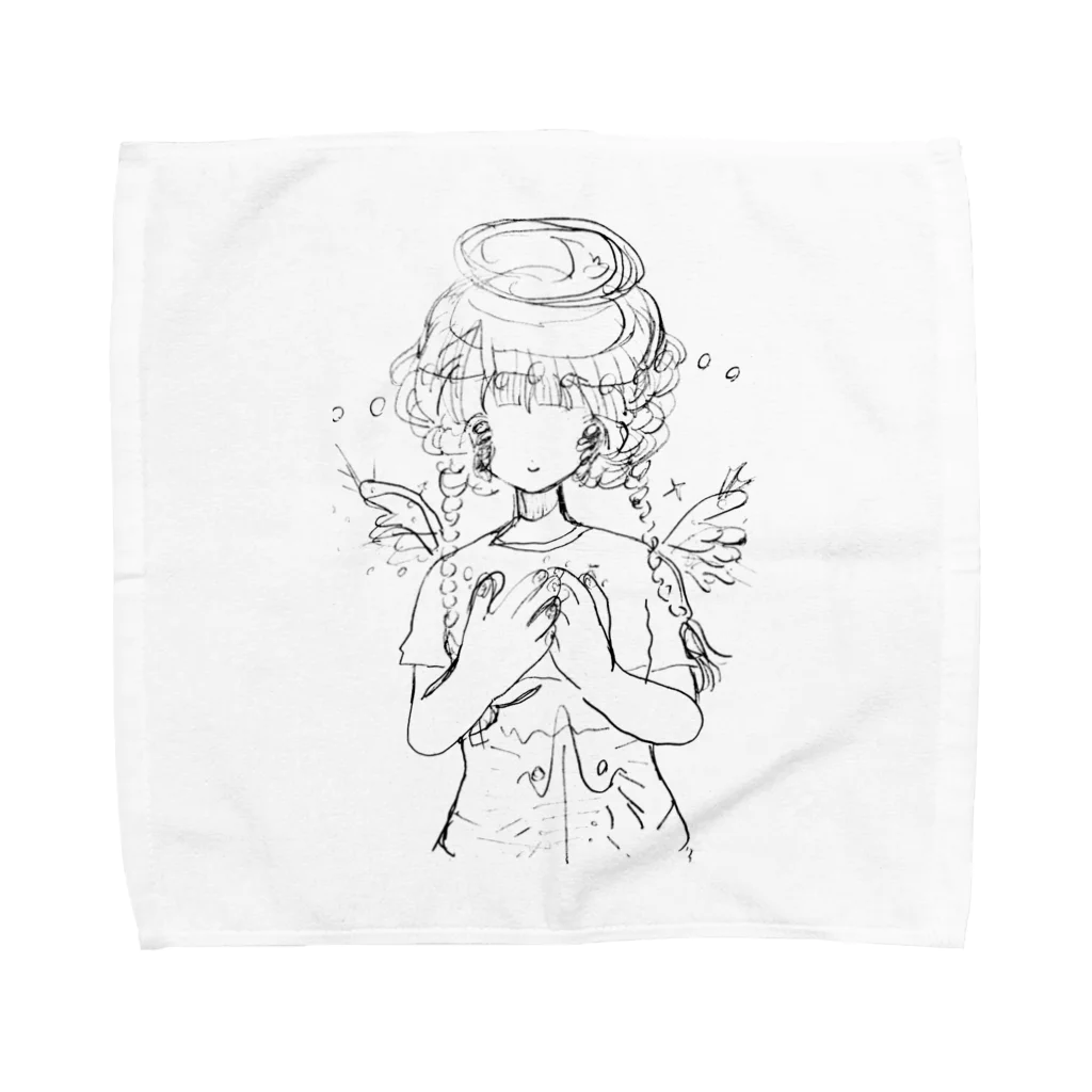 濱田のきらきら　かわいい　ゆめかわ Towel Handkerchief