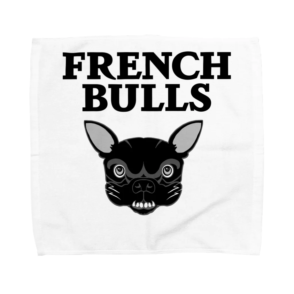 KEITAのFRENCH BULLS (ブリンドル.Ver) タオルハンカチ