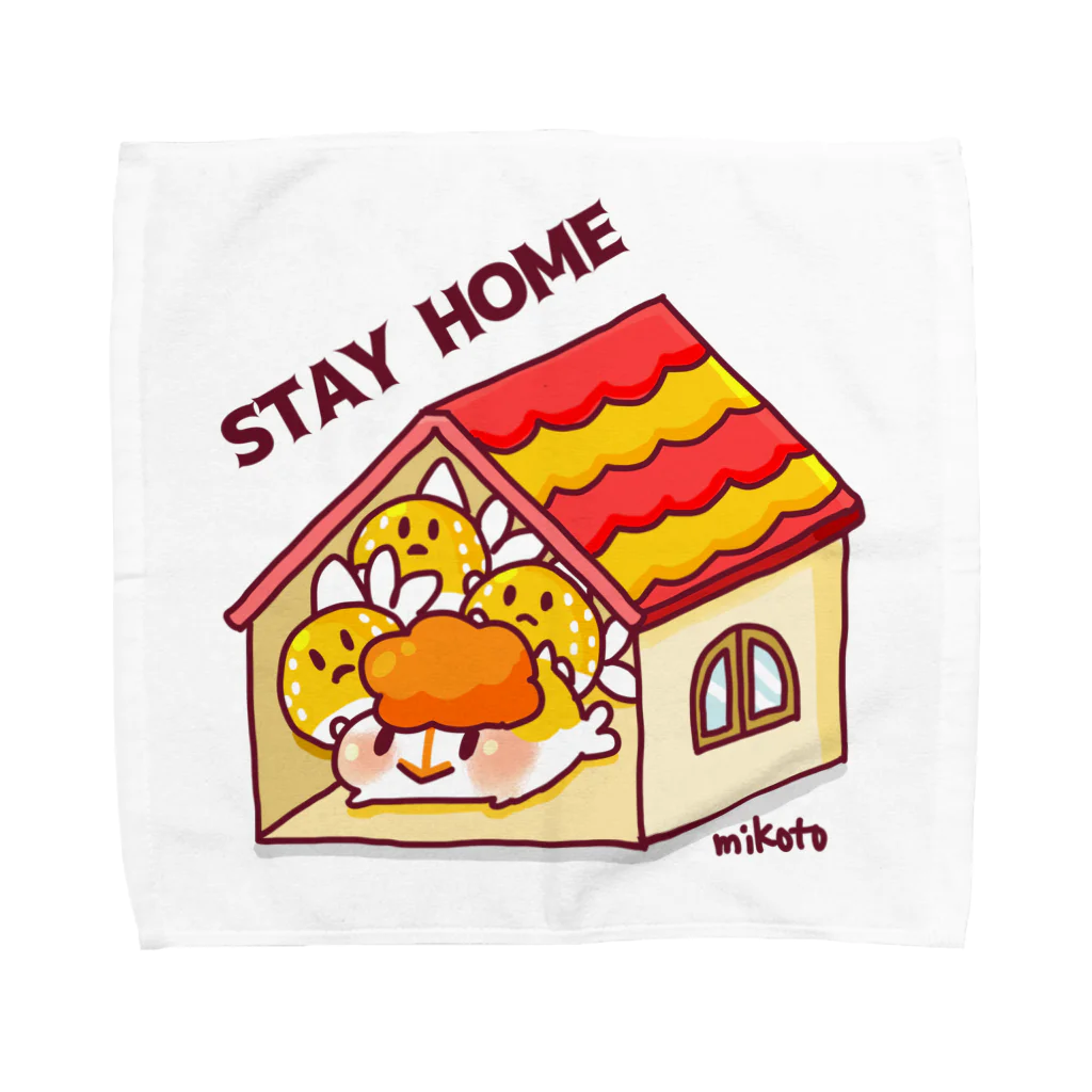 よいこのきんぎょのSTAY　HOME タオルハンカチ