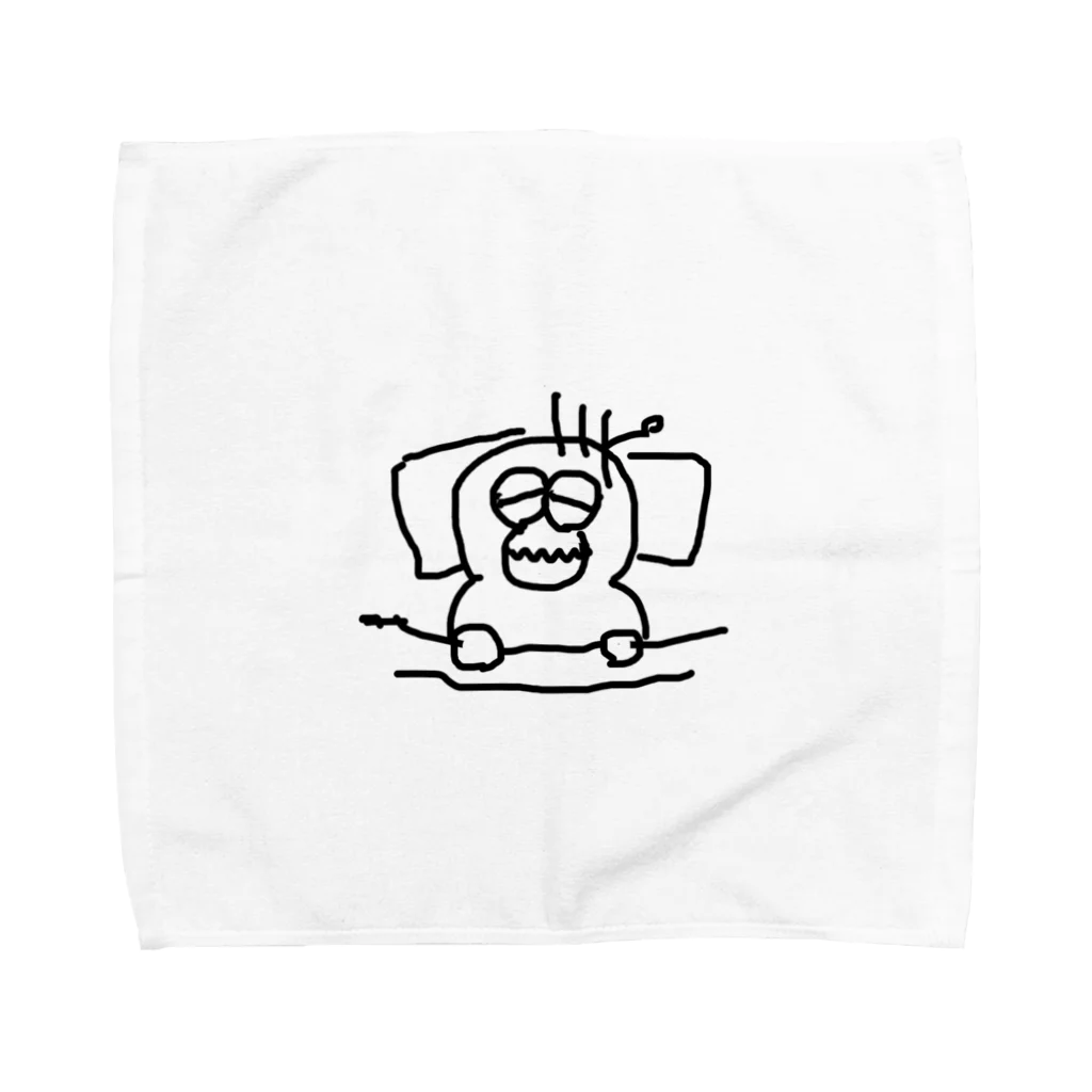 すねたのぼるの風邪ひきすねお Towel Handkerchief