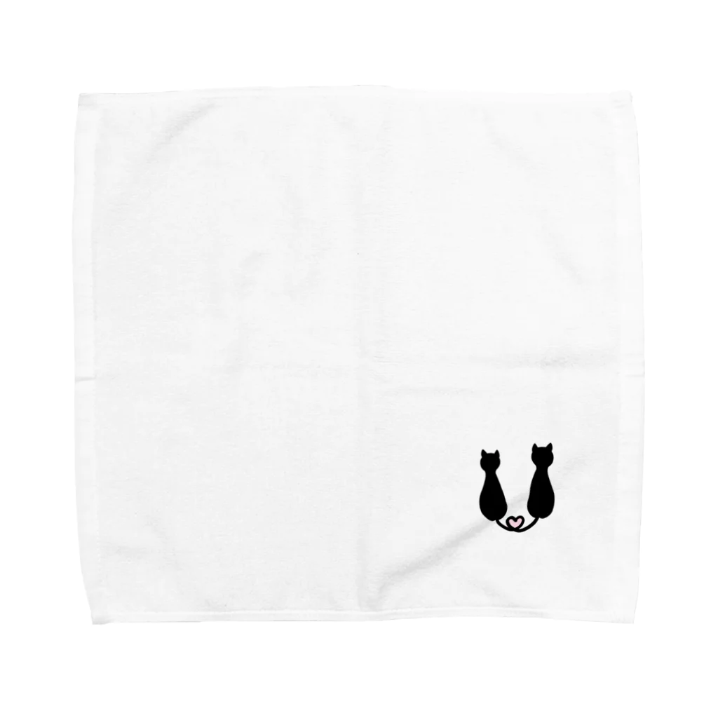 女以🍺のあべっくねこ。 Towel Handkerchief