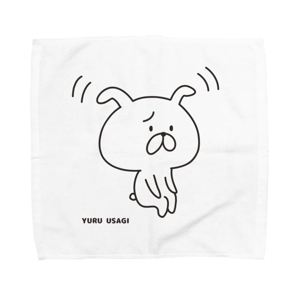 chococo_yuruusagiのゆるうさぎ　しょぼん Towel Handkerchief