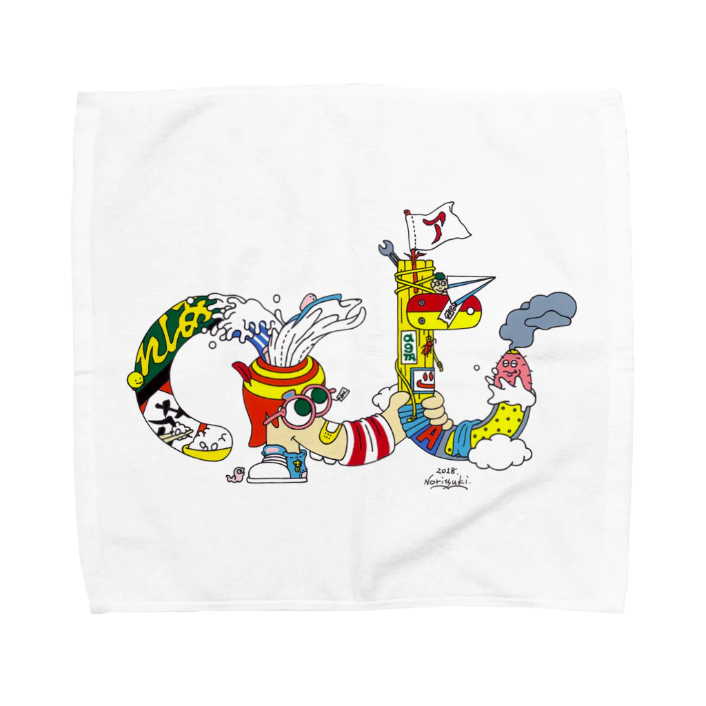 ゐみゐ商店のあくたくん Towel Handkerchief