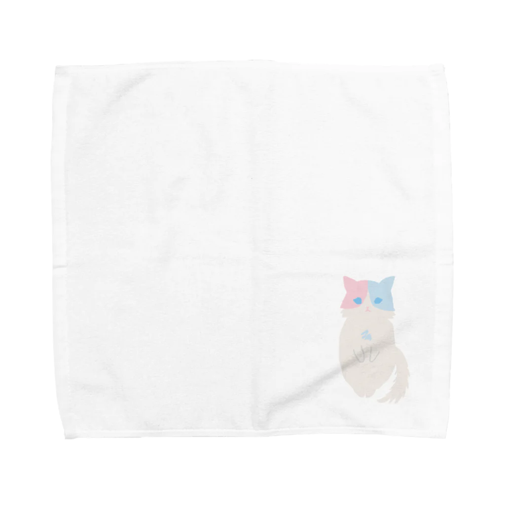 おもち屋さんのおすまし猫(1) Towel Handkerchief