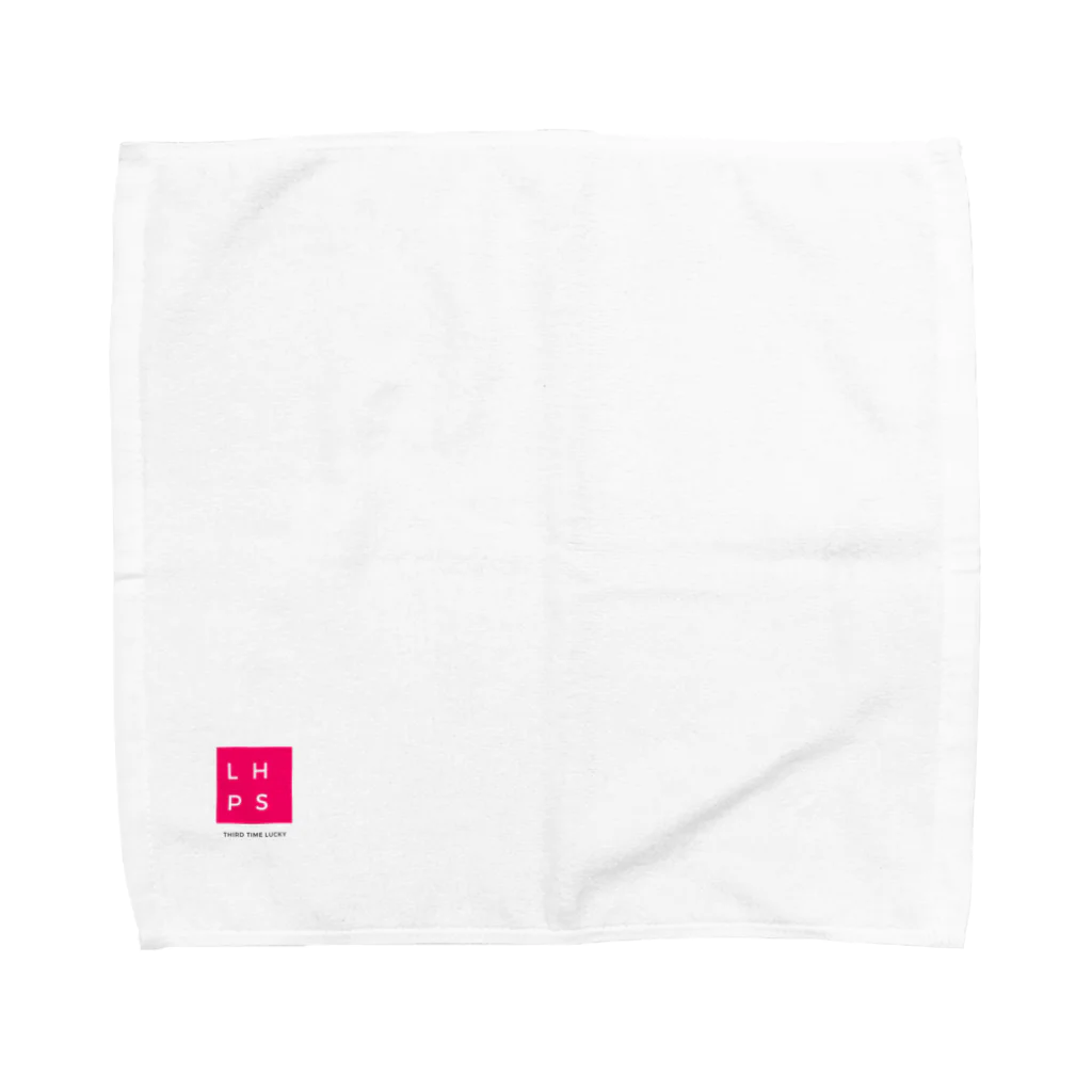 LHPSのLHPS ロゴ　PINK Towel Handkerchief