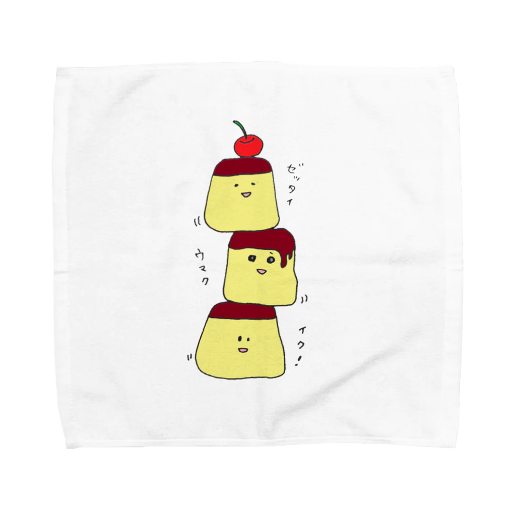 ekubostoreのトリオ・ザ・プリン 「ゼッタイウマクイク！」 Towel Handkerchief