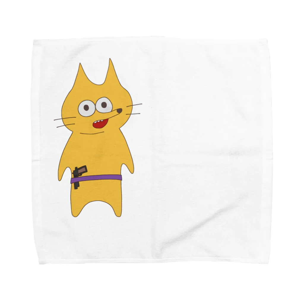 おへそのVGSL猫 Towel Handkerchief