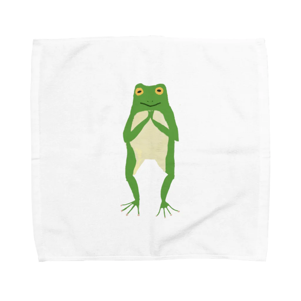 はんなのかえるっちょ Towel Handkerchief