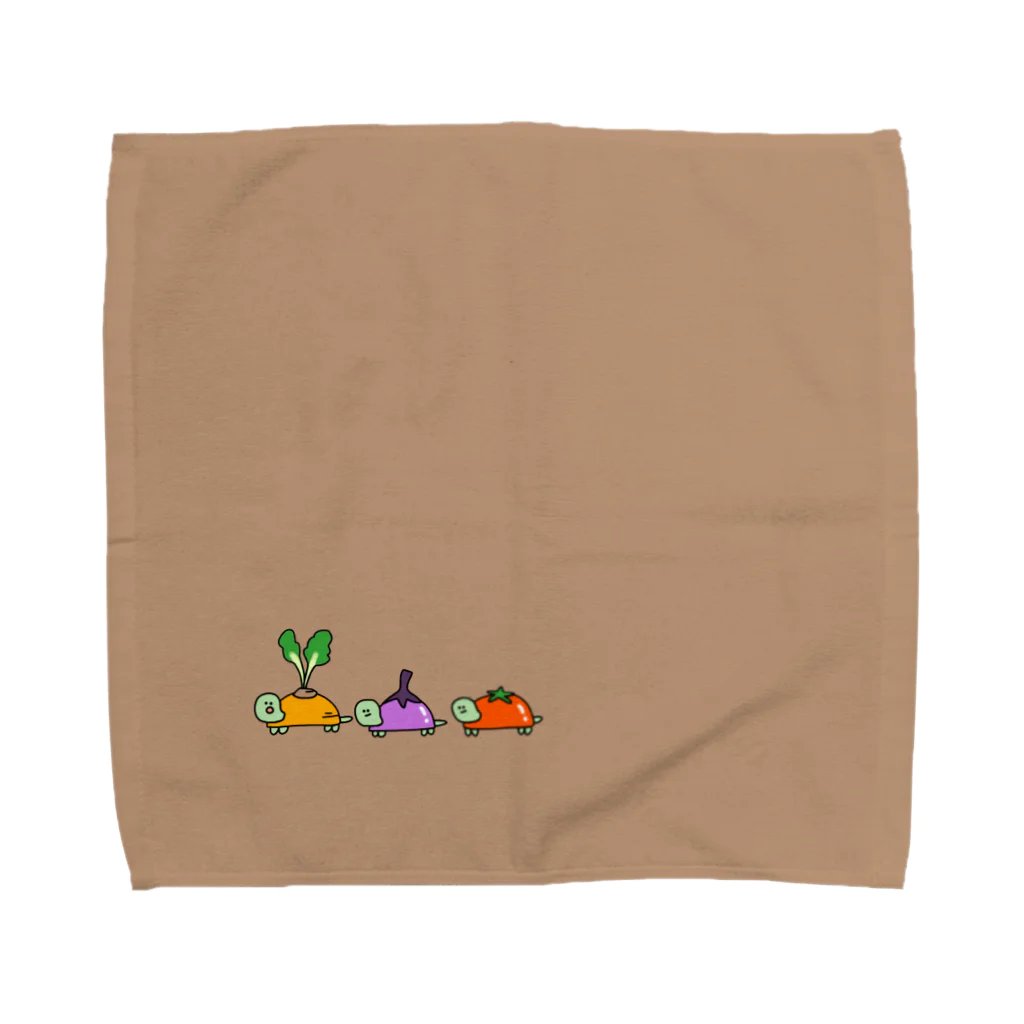 むんのやさいのきれはしカメくん Towel Handkerchief