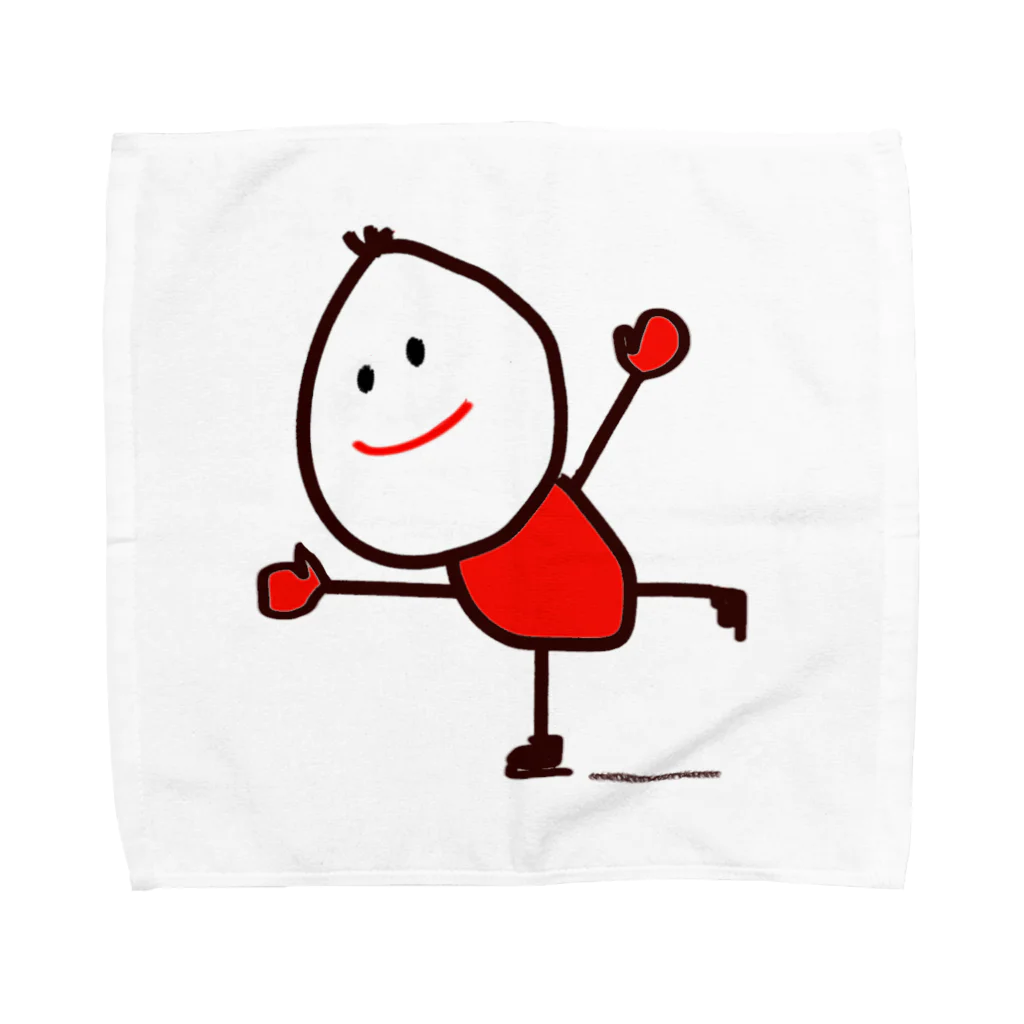 chyumonのスケートくん Towel Handkerchief