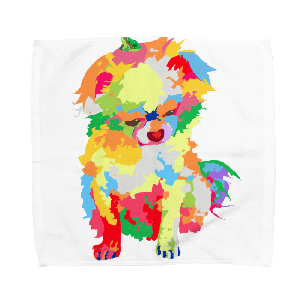 meiroのわんこ Towel Handkerchief